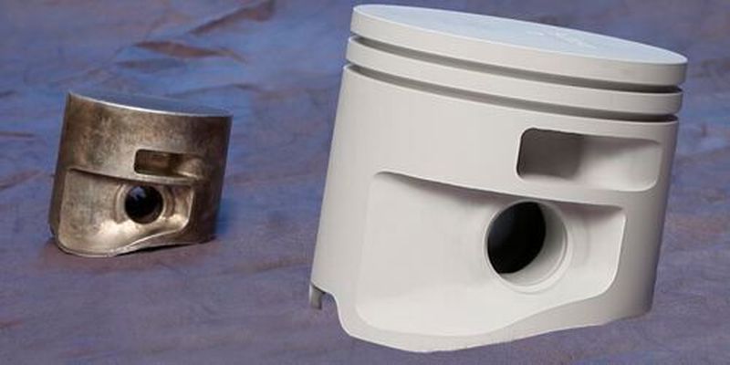 In addition to the category Automotive Cast Product Design, the IMA also presented awards for the categories Commercial Cast Product, Process, Wrought Product and Environmental Responsibility. This image shows a magnesium piston.
