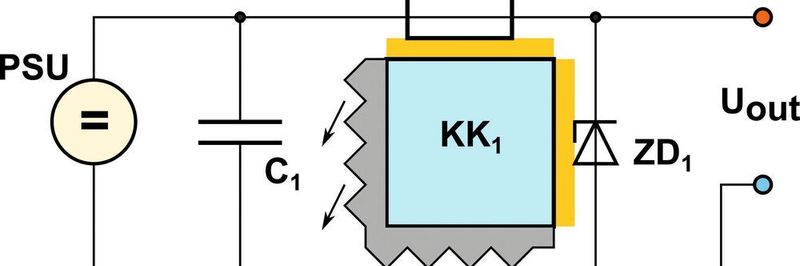 Bild 1: Überspannungsschutz mit Suppressor-Diode.