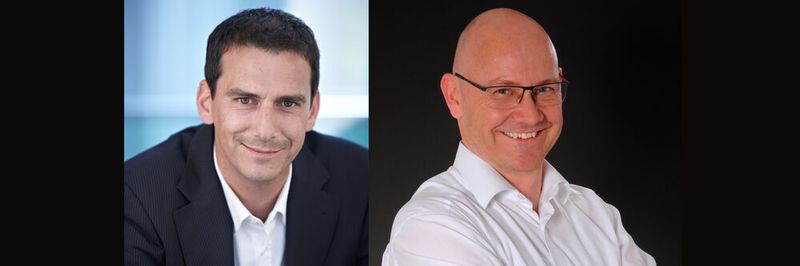 Gunter Thiel (l.), Country Manager bei D-Link, und Reinhold Egenter, Geschäftsführer bei Bytec, verbindet ab sofort eine Partnerschaft.