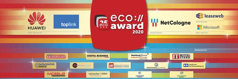 Am kommenden Donnerstag verleiht der Eco - Verband der Internet-Wirtschaft zum 19. Mal die „eco://awards“. Um 18:00 Uhr geht es los. Zuschauer sind willkommen.