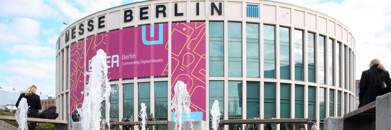 Auf der Messe Berlin, Eingang zur DMEA