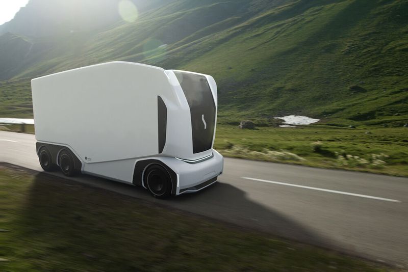 Das schwedische Start-up Einride hat einen fahrerlosen Lkw entwickelt. Der Marktstart ist für 2022 geplant.