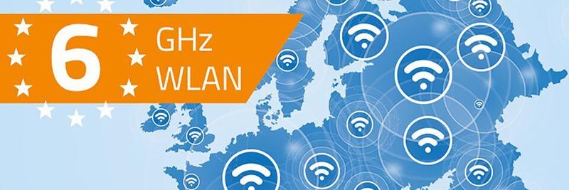Voraussichtlich Mitte 2021 sollen WLAN-Geräte in Europa das 6-GHz-Band nutzen können.