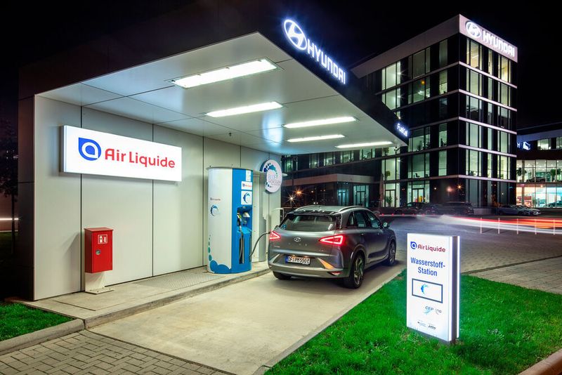Der Hyundai Nexo gehört zu den wenigen Serien-Brennstoffzellen-Pkw.