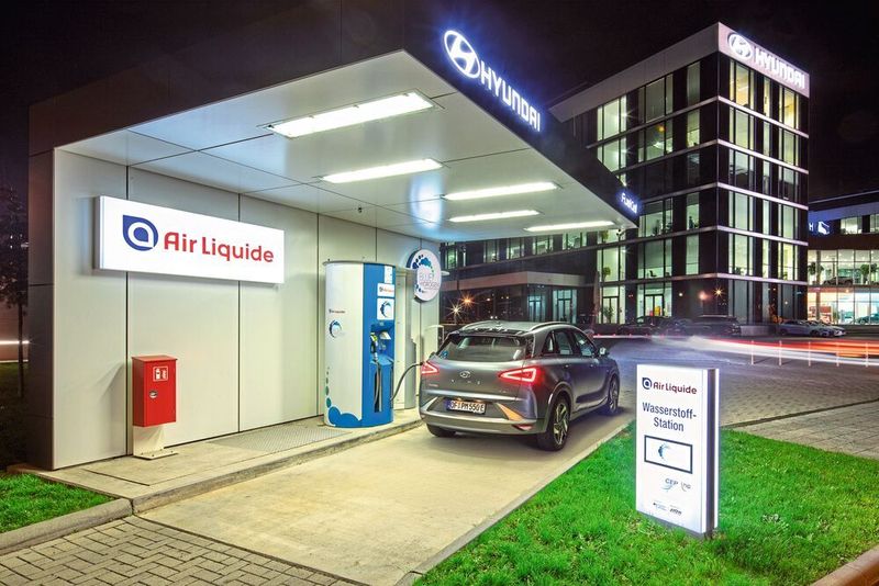 Der Hyundai Nexo gehört zu den wenigen Serien-Brennstoffzellen-Pkw.