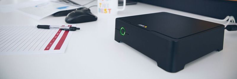 Der Rekorder S3008 kann mit Axis Companion Video Management Software verwendet werden.