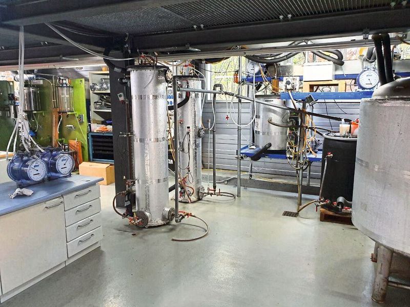 Rieselbettreaktoren zur biologischen Methanisierung von CO2 und H2