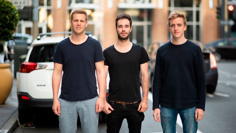 Die Kyte-Gründer (v.l.): Nikolaus Volk, Ludwig Schönack, Francesco Wiedemann.