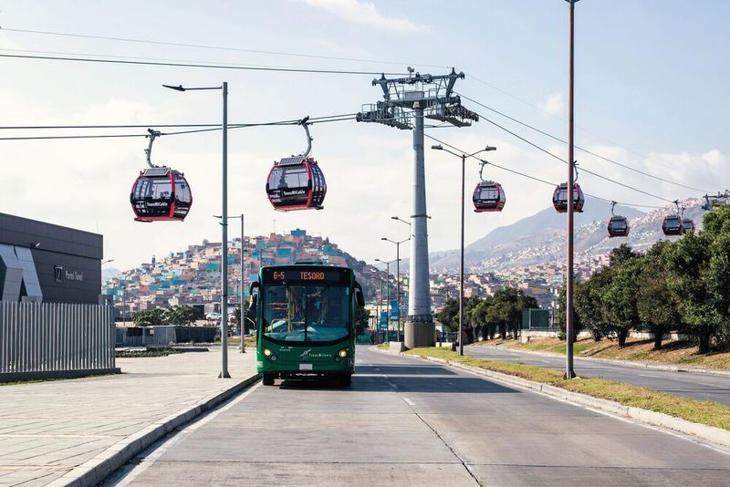 Seilbahn in der kolumbianischen Hauptstadt Bogota.