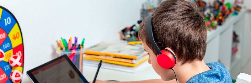 Mit dem eigenen Tablet von Zuhause aus lernen können nur 36 Prozent der Schüler.