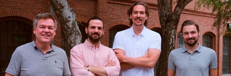 Sie bilden die Geschäftsführung der Teccle Group (v. l.): Klaus Kaiser, Sven Kalisch, Markus Wolf und Thomas Schmidt.