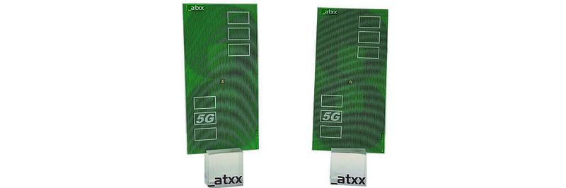 Diese ultrabreitbandige All-in-One-5G-Referenzantenne mit optimierter Anpassung für alle 5G-Bänder und Frequenzen von 600 MHz bis 6 GHz arbeitet mit einer Anpassungs-Reflexionsdämpfung von mindestens S11 = –10 dB (VSWR = 2).