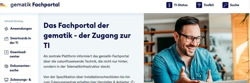 Nach dem Relaunch soll das Fachportal der gematik mehr Service, Übersicht und Transparenz bieten.
