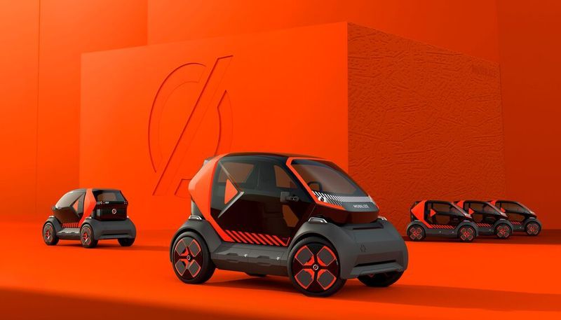 Im Twizy-Nachfolger finden zwei Personen hintereinander Platz.