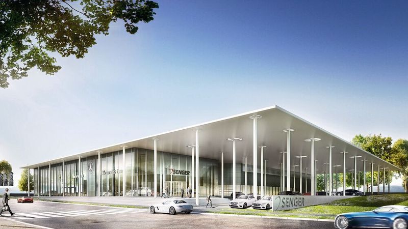In Oberursel investiert Senger 15 Millionen Euro in einen neuen Mercedes-Benz-Standort.