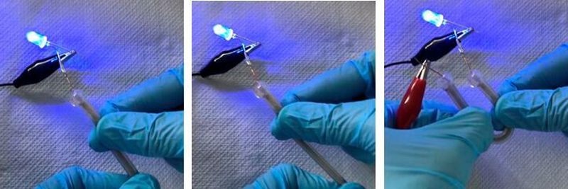 Halten – Dehnen – Biegen: In elastischem Material eingeschlossen, können Elektrofluide starre Leitungen ersetzen und machen somit weiche Bauelemente möglich.