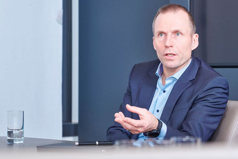 Jörg Grotendorst, Mitglied des Vorstands der Rheinmetall AG und Leiter der Sparte Automotive.