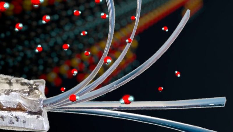 Forschende der Universität Stuttgart haben nach dem Vorbild des Pyrenäen-Felsentellers intelligente Polymere aus aktiven Doppelschicht-Strukturen entwickelt, die sich bei Feuchtigkeit autonom biegen und danach ihre ursprüngliche Form wieder zurückerlangen.