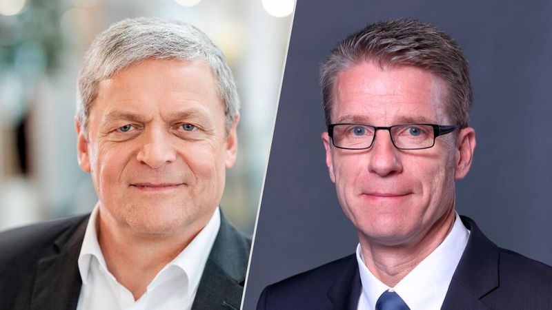 Reger Wechsel bei Audi: Helmut Stettner (links im Bild) wird neuer CEO der PPE-Company in China, Fred Schulze (rechts im Bild) kehrt als Werkleiter Neckarsulm zurück.