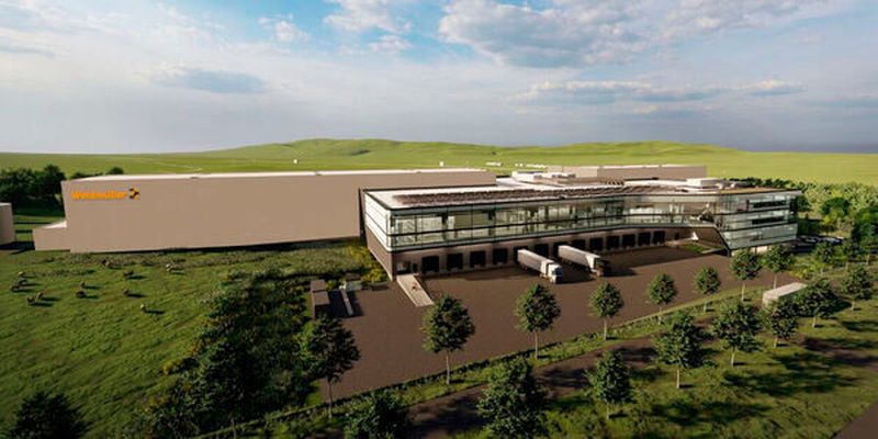 Bis 2022 soll das neue Logistikzentrum bei Eisenach fertiggestellt sein.