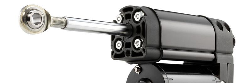 Kräfte bis zu 21.350 N und die wohl kompakteste Baugröße seiner Klasse: der elektrohydraulische Thomson Linearaktuator Warner Linear H-Track.