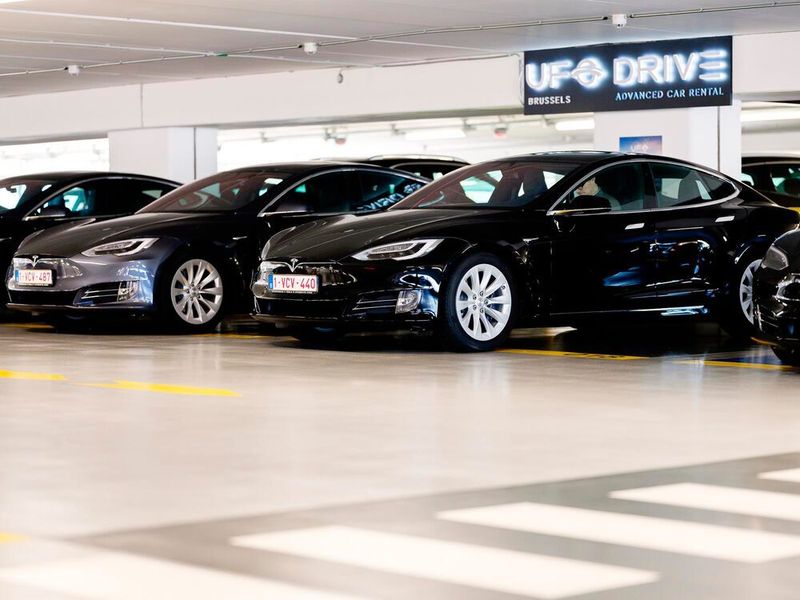 Ufodrive möchte expandieren, vor allem in Deutschland. Hier ein Standort am Brüsseler Flughafen.