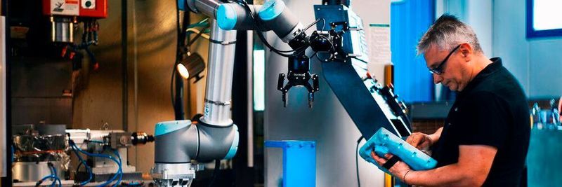 Nur maximal drei bis vier Prozent der deutschen Mittelständler haben bis jetzt Roboter im Einsatz.