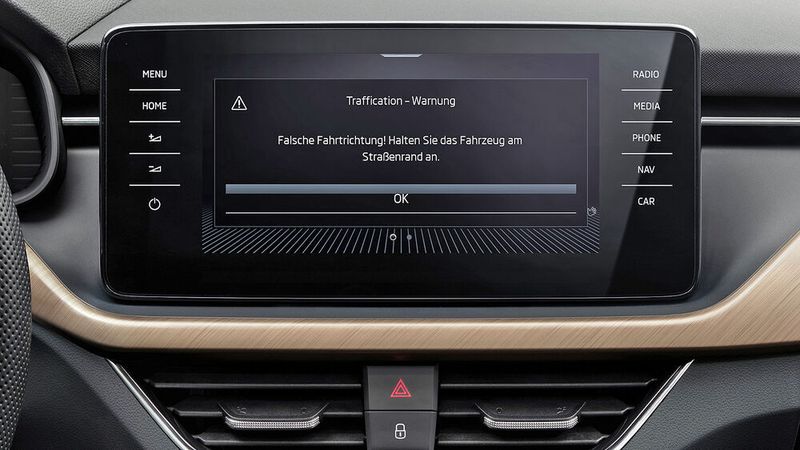 Mit einer Infotainment-App warnt Bosch sowohl den Falschfahrer, als auch alle gefährdeten Verkehrsteilnehmer in kürzester Zeit.