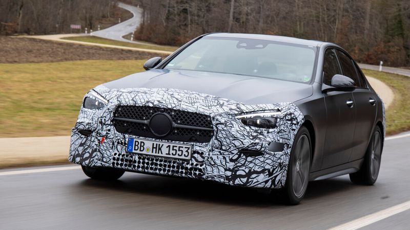 Die neue Mercedes C-Klasse steht in den Startlöchern.