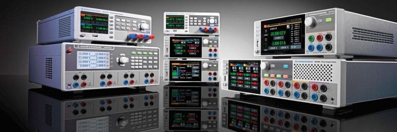 Stromversorgungen, Spannungsversorgungen und in Kombination als Source Measure Unit im Produktportfolio von Rohde & Schwarz.
