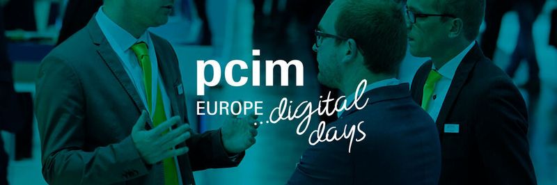 The "PCIM Europe digital days" will take place from May 3 to 7, 2021.