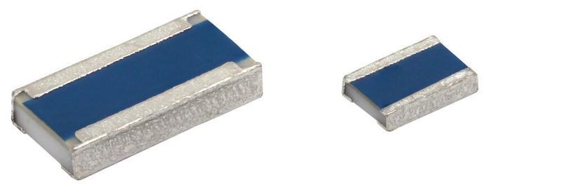 Diese Dünnschicht-Chip-Widerstände mit gedrehter Anschlussgeometrie gibt es nun auch in der Baugröße 0612