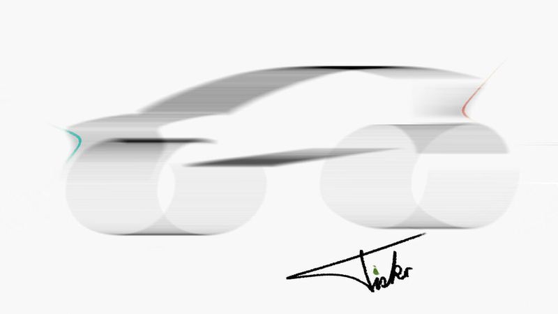 Vom kommenden Elektroauto von Fisker und Foxconn existieren noch keine Bilder, nur diese stilisierte Zeichnung.
