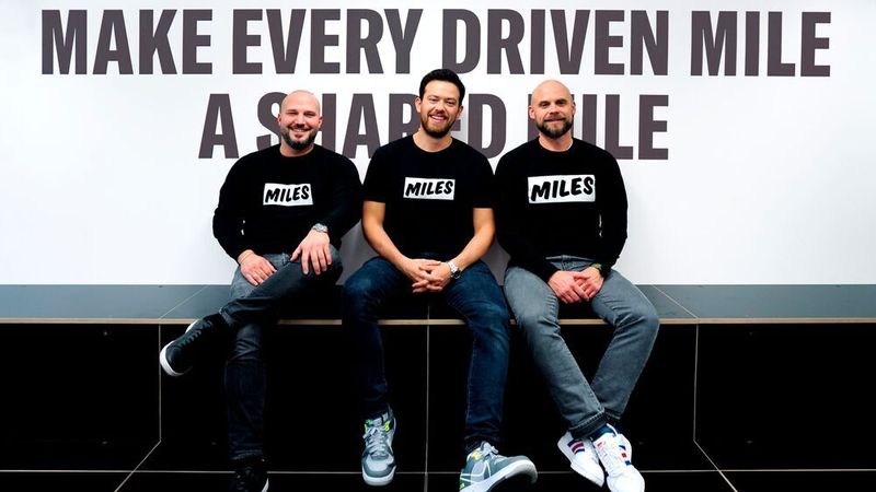 Miles-Manager: COO Alexander Eitner, CEO Oliver Mackprang und CFO Eyvindur Kristjansson.