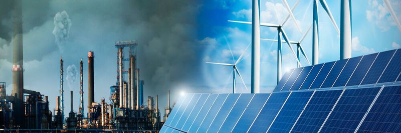 Nachhaltigkeit: Die Energiewende von Fossil zu Erneuerbar ist eine wichtige Säule der Nachhaltigkeitsbemühungen.