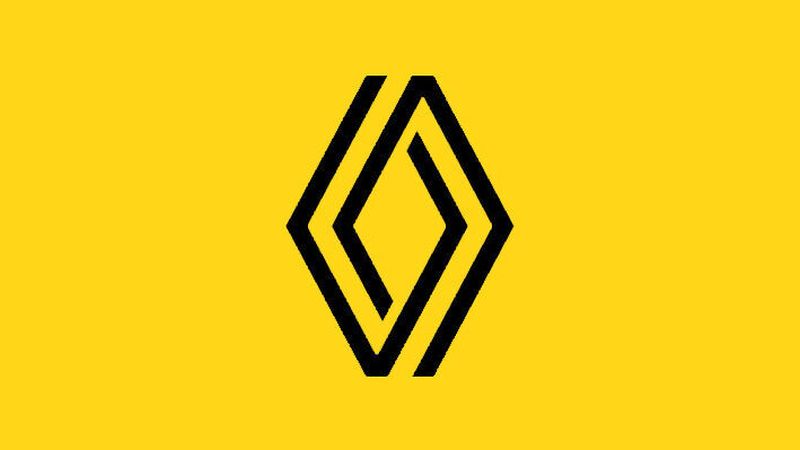 Das Renault-Emblem ist neuerdings zweidimensional.