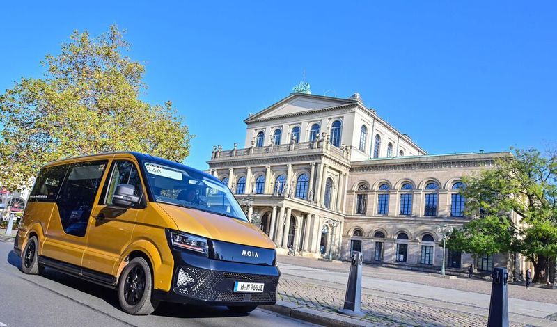 Moia macht altgedienten Personenbeförderern Konkurrenz.