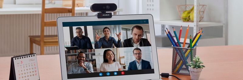Videokonferenzen leben von den Bildern. Mit der PW310P bietet AVerMedia eine Einsteiger-Webcam.