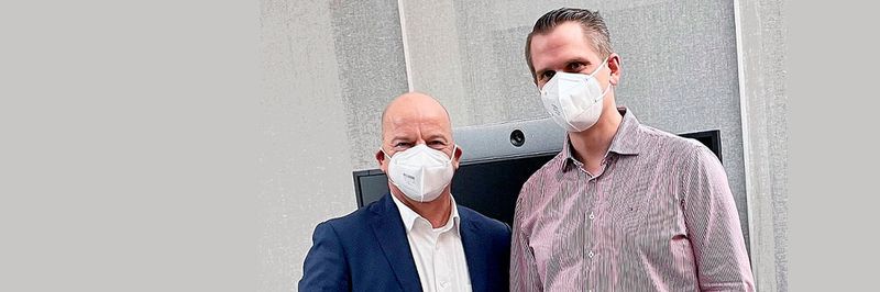Thomas Steckenborn (l.), Vorstandsvorsitzender von Cema, und Benedikt Kisner, CEO von Netgo, wollen gemeinsam einen Full Service Provider für den Mittelstand formen.