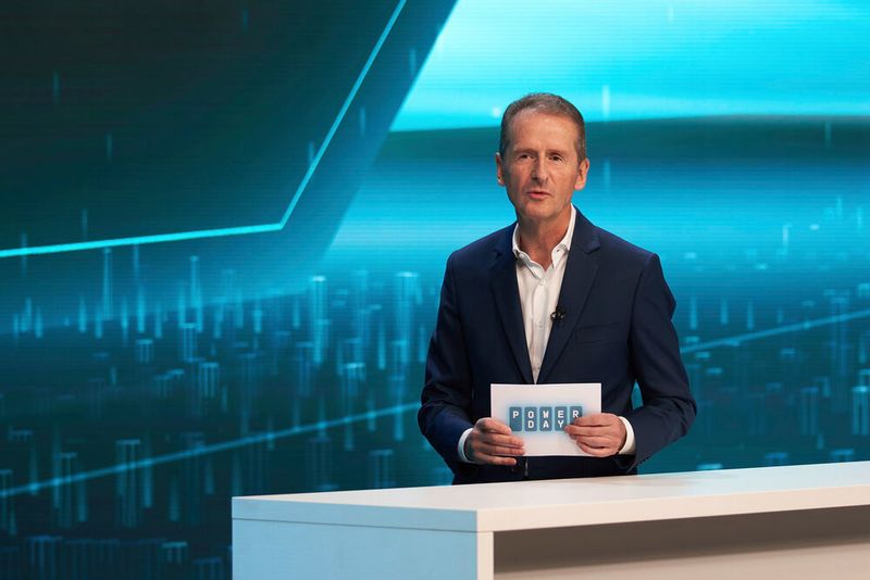 VW-Chef Herbert Diess hat am Montag die Batteriestrategie des Autobauers präsentiert.