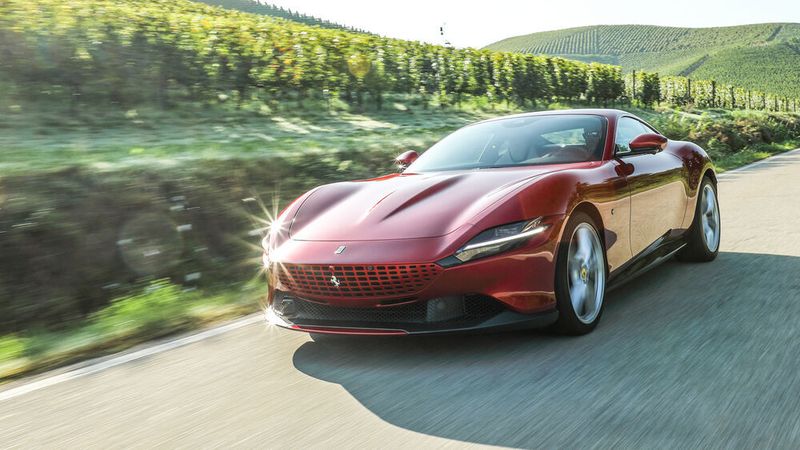 Ferraris jüngster Emporkömmling Roma ist ein elegantes Coupé mit 620 PS Leistung. Der Grundpreis liegt bei rund 195.000 Euro.