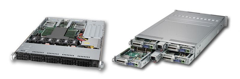 Die „Supermicro A+ H12 Super Blade“-Systeme sind nun mit „AMD Epyc 7003“-Prozessoren erhältlich.