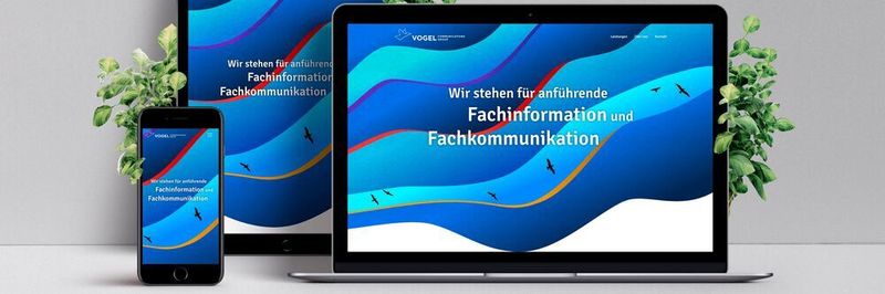 Die neue Corporate Website www.vogel.de zeigt die Weiterentwicklung der Unternehmensgruppe.