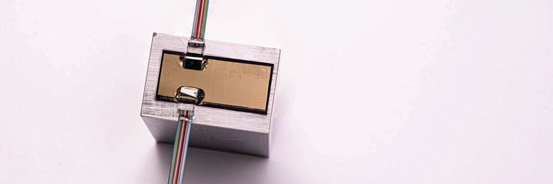 Optomechanischer Ultraschallsensor: Mit einer Größe von 20 µm ist der Sensor in der Lage, in tiefe Gewebeschichten vorzudringen.