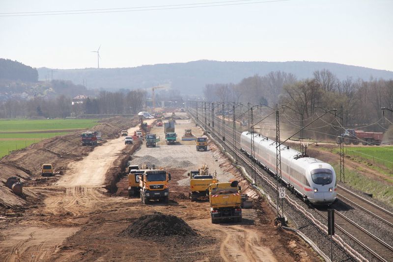 Gedrängel auf den Gleisen