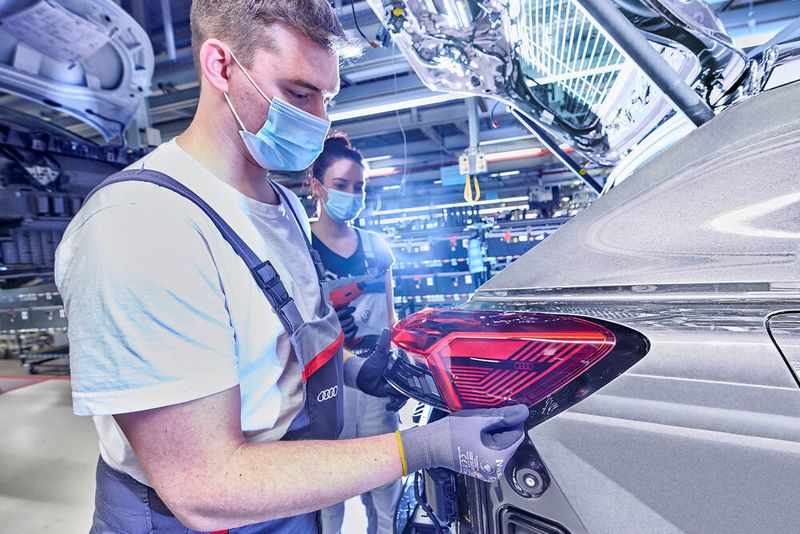 Der Audi Q4 E-Tron rollt seit 23. März in Zwickau/Mosel vom Band.