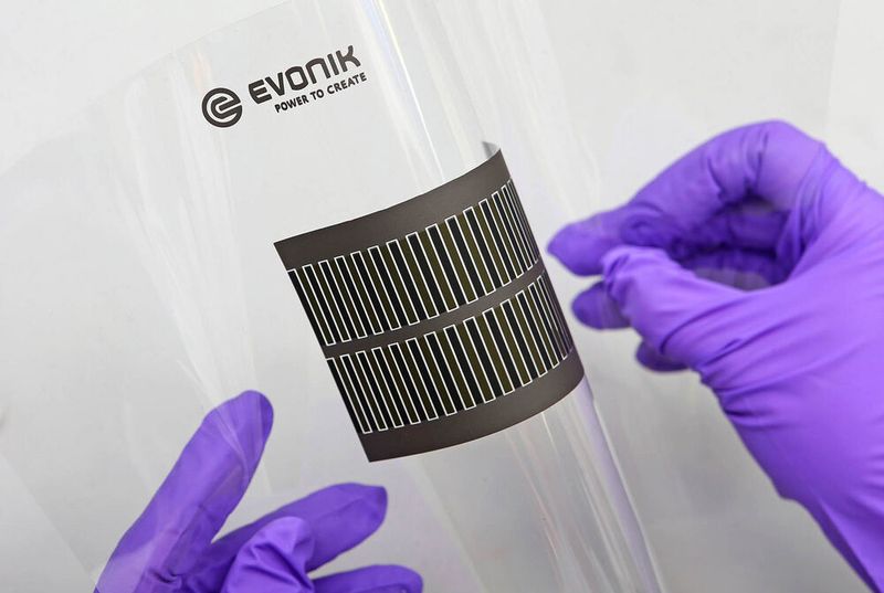 Macht die Biege: Die gedruckten Batterien sind äußerst flexibel.