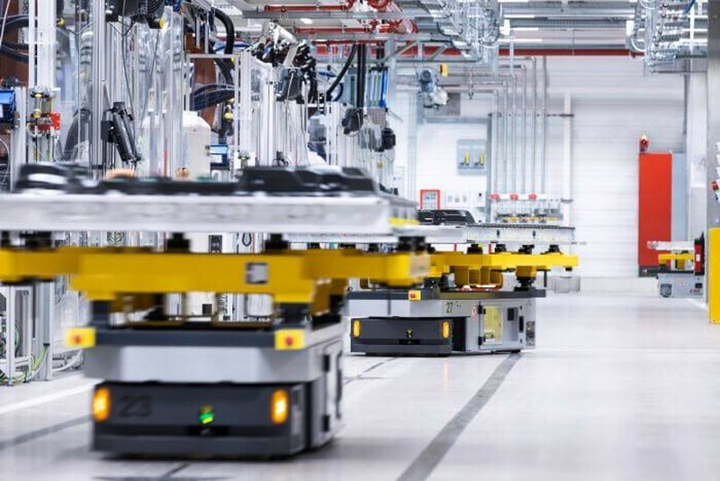 Batteriefertigung am Mercedes-Benz Standort Untertürkheim – Werksteil Hedelfingen.