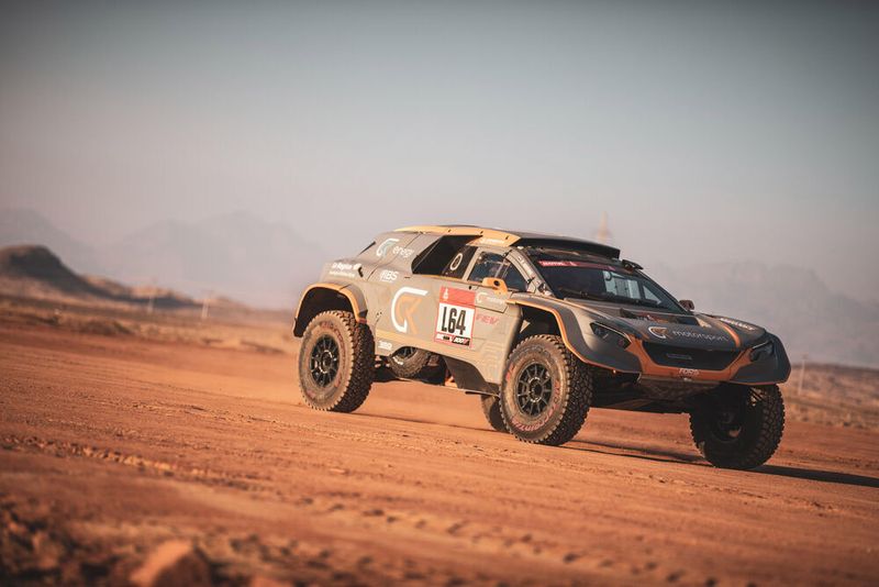 Der „E Blast H2“ soll mit Brennstoffzellenantrieb die Rallye Dakar bestreiten.
