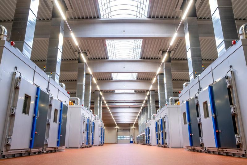 So sieht es im neuen Batterie-Testzentrum in Salzbergen aus.